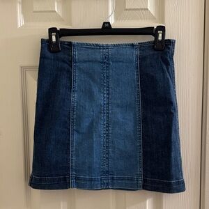 Double Jean pacsun skirt